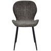 купить Стул Evelin di Costacurta YTC-064B, UF885-15 (Dark grey) в Кишинёве 
