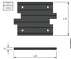 купить Организация дорожного движения Uniplast 16550 Denivelare artificiala pentru reducerea vitezei 470x490x50 (negru) C250 в Кишинёве 