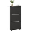 cumpără Raft pentru încălțăminte Mobildor-Lux Leo Slim 60x16x125H cm Anthracite în Chișinău 