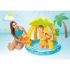 Детский надувной бассейн с навесом “Пальмы на острове” 102х86 см, 45 Л, 1- 3 лет  INTEX 