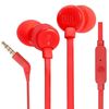 купить JBL T110 Red In-Ear Headphones, 20Hz–20kHz, Microphone, Remote, Cable, JBLT110RED (casti cu microfon cu fir JBL / проводные наушники с микрофоном JBL) в Кишинёве 