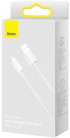купить Кабель для моб. устройства Baseus CALD000502 USB-A to Type-C 100W 2m, Dynamic Series, White в Кишинёве 