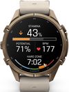 cumpără Ceas inteligent Garmin Fenix 9 Pro, 43mm, inReach, Gold, Lthr White bd (010-04335-41) în Chișinău 
