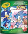 купить Набор для творчества Crayola 04-0898G Color&Sticker Book Sonic в Кишинёве 