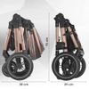 cumpără Сărucior pentru copii Coccolle Melora Moonlit Grey, 3in1 cu landou transformabil în Chișinău 