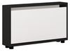 купить Полка для обуви Mobildor-Lux Leo Slim 100x16x47H cm Anthracite/White в Кишинёве 