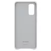 купить Чехол для смартфона Samsung EF-VG980 Leather Cover Grayish White в Кишинёве 