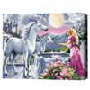 купить Картина по номерам BrushMe BS25996FC 40*50 сm (fără cutie) Prințesa și unicornii в Кишинёве 
