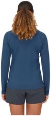 купить Одежда для спорта Rab Tricou dame Sonic LS Zip Tempest Blue 10 (QBL-04-TMB-10) в Кишинёве 