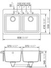 купить Мойка кухонная Schock Cristalite Madison N-200 в Кишинёве 