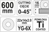 купить Плиткорез 600mm YATO 3707YT в Кишинёве 