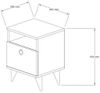 cumpără Noptieră Trendy Barlo Nuc (GTR001556) în Chișinău 
