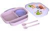 купить Посуда для кормления U-Grow A-1420PP Caserolă 3 în 1 cu linguriță, furculiță și capac, mov в Кишинёве 