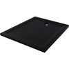 купить Душевой поддон New Trendy Mild Stone Rectangular Black 110x80x4,5 mm B-0592 в Кишинёве 