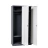 купить Металлический шкаф с 2 дверьми, белый-серый 900x500x1850 mm в Кишинёве 