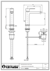 Baterie pentru lavoar Fratelli Frattini LEA 64054