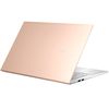 cumpără Laptop 15.6 ASUS VivoBook OLED K513EA Hearty Gold Metal Case, Intel i3-1125G4 2.0-3.7GHz/8GB/SSD 256GB/Intel UHD Graphics/WiFi 6 802.11ax/BT5.0/USB Type C/HDMI/HD WebCam/Illuminated Keyb./15.6 FHD OLED NanoEdge Anti-glare (1920x1080)/No OS K513EA-L12875 în Chișinău 