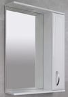 купить Зеркало для ванной Bayro Allure 650x750 правый белое в Кишинёве 