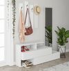 cumpără Mobilă pentru antreu Trendy Ramda Alb, 137x54x35cm (GTR001335) în Chișinău 