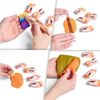 купить Набор для творчества Okto 10023 Plastilină aerată Air Clay Colours, 10buc, portocalie, mărimea S в Кишинёве 