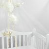 купить Кроватка PernaMea Baldachin Premium Pompom Ivory (PM.101301/3) в Кишинёве 