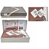 купить Домашний текстиль Promstore 57065.1 2 шт. Постельное белье NewHome Pike, коричневый, с вышивкой в Кишинёве 