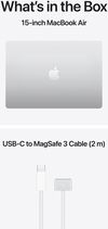 купить Ноутбук Apple MacBook Air 15" M5 10c/10g 16/512 GB Silver MDV94 в Кишинёве 