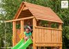 купить Детская площадка Fungoo Maxi Set JOYFUL CASTEL (My_Space_XL Fortress Toybox Rainbow) teak painted в Кишинёве 
