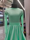Rochie satin velvet menta 