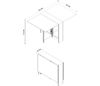 cumpără Masă Bofigo Обеденный стол 134x80x71.8cm, White (34-21-01) în Chișinău 