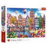 cumpără Puzzle Trefl 26221 Puzzle 1500 Amsterdamul colorat în Chișinău 