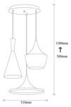 купить Освещение для помещений Trendy Elmas-3556, 51x130x51cm в Кишинёве 