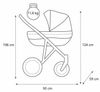купить Детская коляска Kunert Carucior 2in1 Mata Grey 09C в Кишинёве 