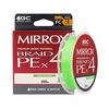 Шнур GC Mirrox PE X4 150m Lime Green + 2m FC #1.5