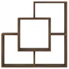 купить Полка декоративная Fabrik Home Tetris 10 (800x800x220) Орех темный в Кишинёве 