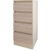 cumpără Comodă Smartex (16017) Т1 50cm Ivory+Stejar Deschis în Chișinău 