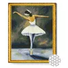 cumpără Tablou pe numere Art Gallery GA79379 Mozaic cu diamante 40x50cm Balerina gratioasa în Chișinău 
