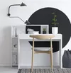 cumpără Masă de birou Trendy Trella, Alb, 95x117x45cm în Chișinău 