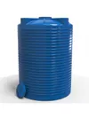 cumpără Rezervor apa 10 000 L vertical, oval (albastru) cu stut D. 2" 242x242 cm în Chișinău 