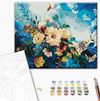 купить Картина по номерам BrushMe BS53560FC 40x50 cm (fără cutie) Flori albastre в Кишинёве 