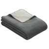 купить Домашний текстиль Ibena 2340/840 Jacquard Decke Dublin Dark grey/silver в Кишинёве 