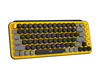 Клавиатура Logitech POP Keys, беспроводная, желтая 