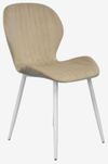 купить Комплект стол и стулья Evelin di Costacurta стол DT 404-5Wh + 3 стула YTC-064Wh Light beige в Кишинёве 