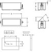 купить Розетка электрическая ASA Plastici 060.34F.00016 Versanet 2.0 3 sockets F Brushed steel в Кишинёве 