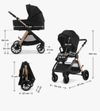 cumpără Сărucior pentru copii KinderKraft 2в1 Vesto 2 KSVEST02BLK2000 Black în Chișinău 