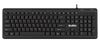 Keyboard SVEN KB-E5700H, Slim, Low-proﬁle keys, Island-style, Fn key, 2xUSB ports, Black, USB 