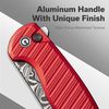 купить Нож походный Civivi C23040B-DS1 Stormhowl, mâner aluminiu roșu, Button Lock в Кишинёве 
