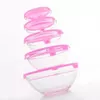 купить Контейнер для хранения пищи Excellent Houseware 18434 Набор емкостей стеклянных 5шт в Кишинёве 