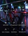 купить Аксессуар для велосипеда Rockbros Q3 Lanterna spate pentru bicicleta Samurai, cu senzor de franare в Кишинёве 