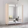 cumpără Dulap Mobildor-Lux Aron cu uși glisante cu oglindă vertical (210x60x210H cm) Sonoma în Chișinău 